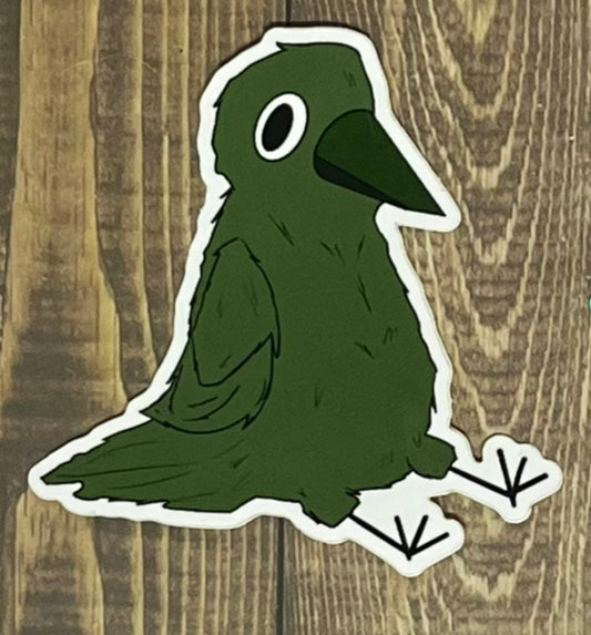 Meh Crow sticker