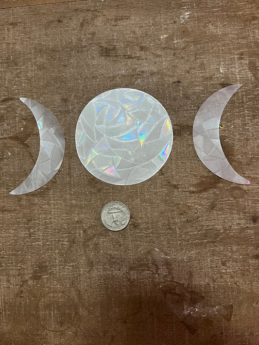Triple Moon Prism sun catcher